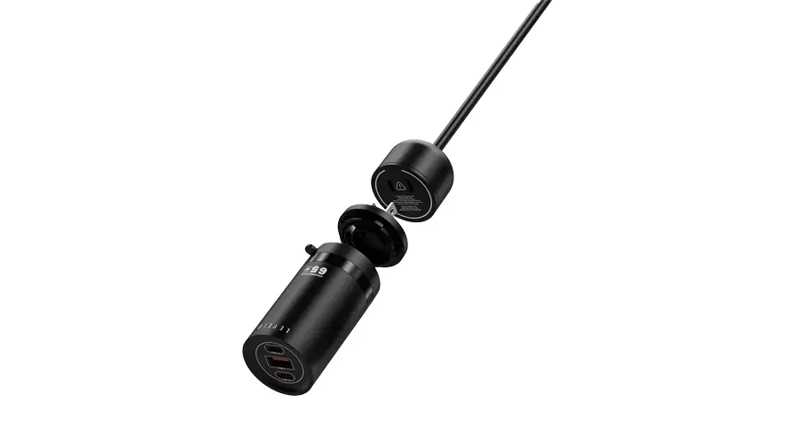 高城剛　BLACK POCKET with TRAVEL CAP 1.0 Levelo ChargeTower GaN Travel